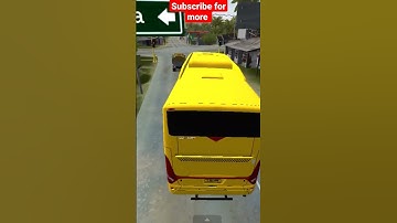 #shorts | Euroliner BSW bus mod for bussid | Beautiful village | Android game | 3d game | bussid mod