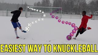 THE PERFECT KNUCKLEBALL - FREE KICK - TUTORIAL