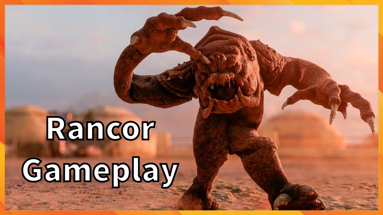 Rancor Gameplay Star Wars Battlefront 2 - YouTube