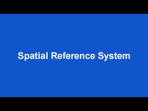 Spatial Reference System - YouTube