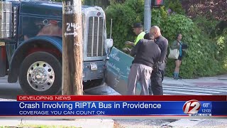 RIPTA Bus Involved in Crash on Providence's East Side