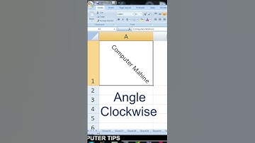 Angle clockwise || Excel Trick & Tips #short #ytshorts   #youtubeshorts  #youtubevideo  #viral