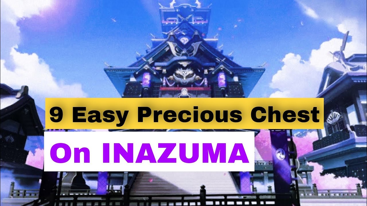 9 Precious Chest on Inazuma (Easy To Get) Genshin Impact YouTube