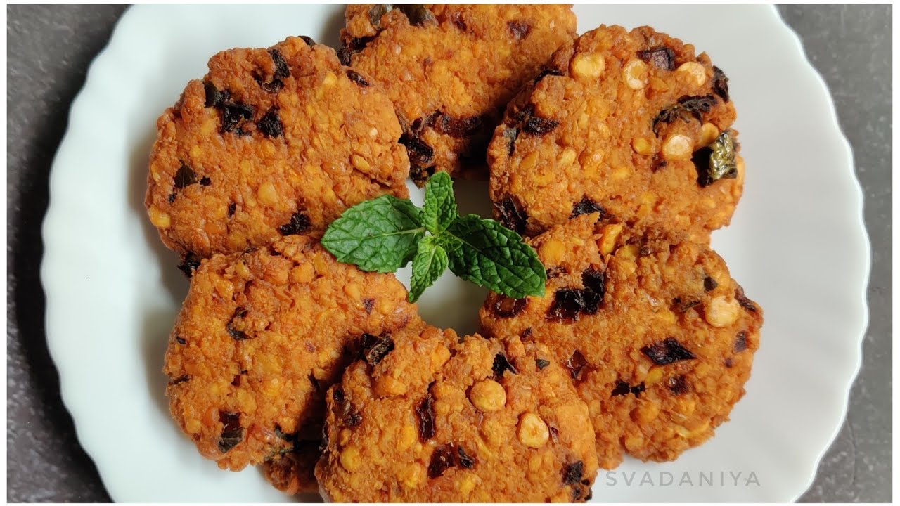 Masala Vada | Chattambade recipe | Crispy Masala Vadai | Paruppu Vadai | Svadaniya