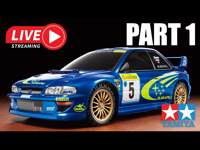 TAMIYA TT-02 SUBARU IMPREZA MONTE-CARLO '99 KIT BUILD LIVESTREAM