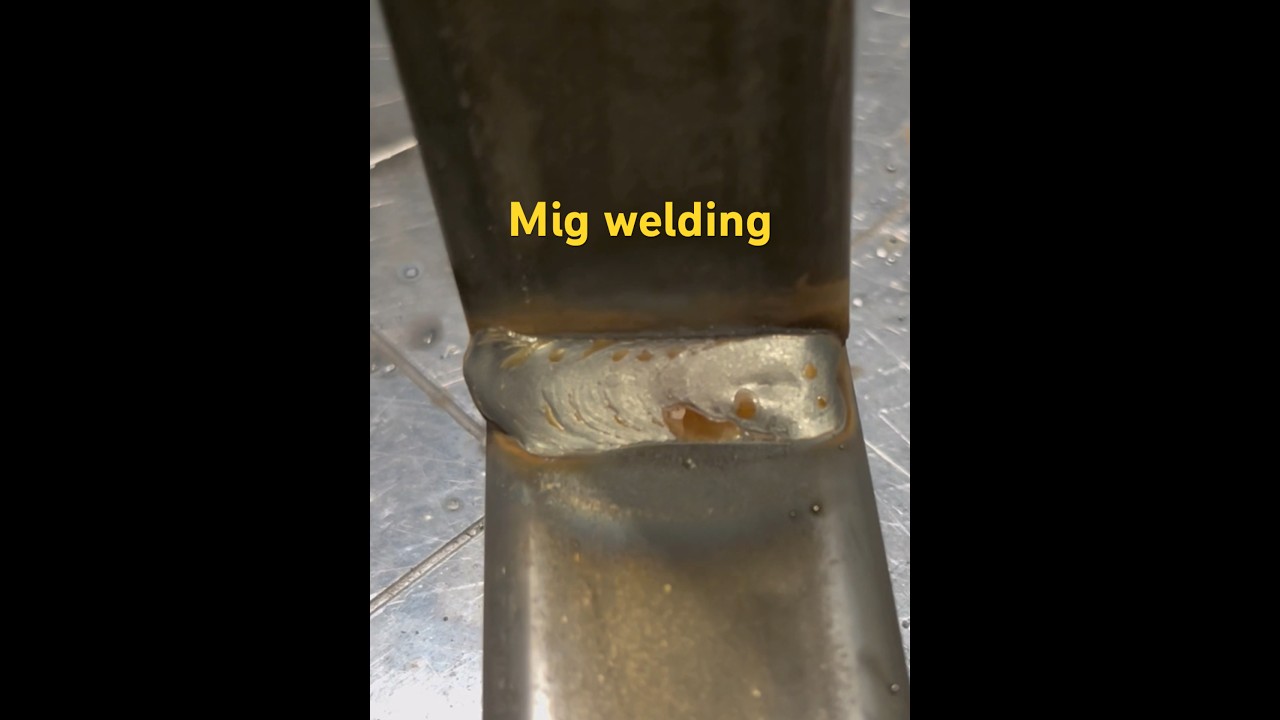 mig welding of square pipes 