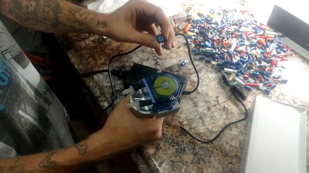 Accurate Dosing pump in action