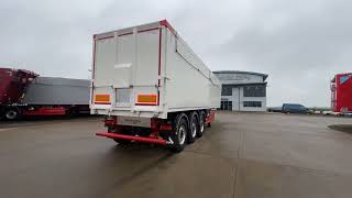 STAS 71 Cuyd Plank Sided Tipping Trailer