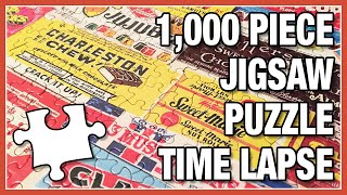 Vintage Candy Wrappers - 1000-pc Puzzle Timelapse screenshot 5