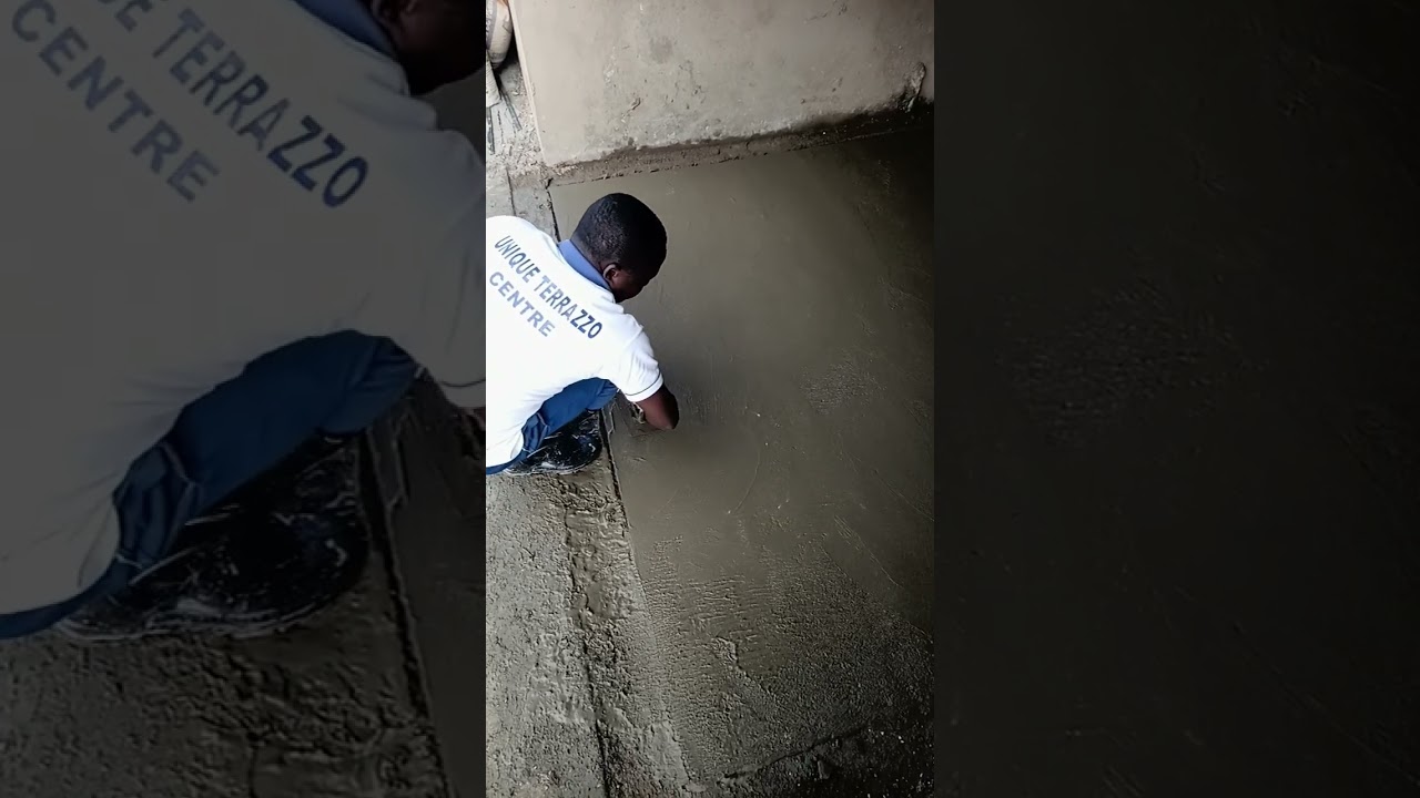 how to install terrazzo concrete flooring