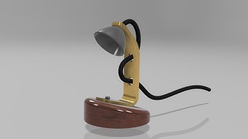 3d-Designing of "Table lamp" on Fusion-360