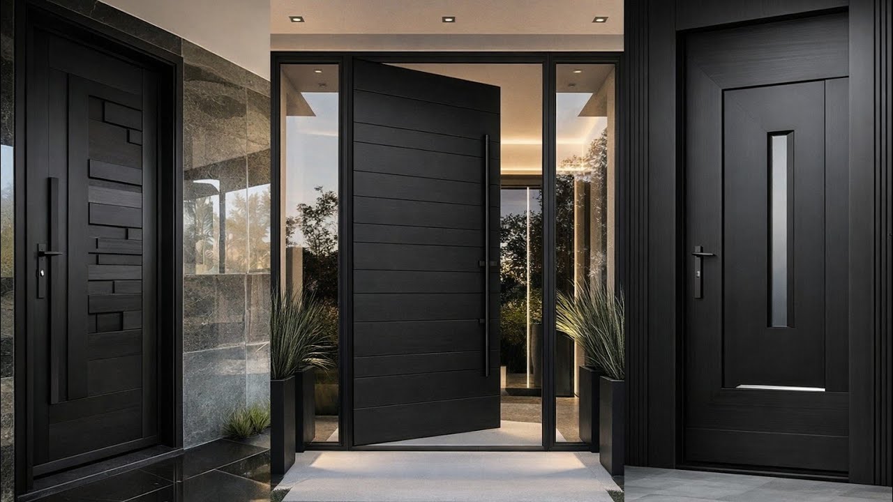 100 современных идей для входных дверей, которые улучшат внешний вид вашего дома | Лучшие дизайны...