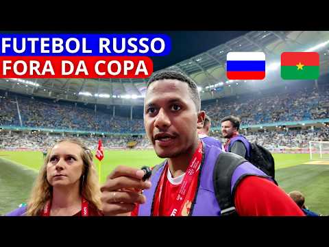 🇷🇺 FUI NO JOGO DA RÚSSIA - A ÚNICA SELEÇÃO BANIDA DA COPA DO MUNDO
