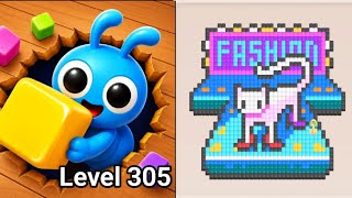 Food Hunt: Pixel Puzzle Level 305 Walkthrough Solution 