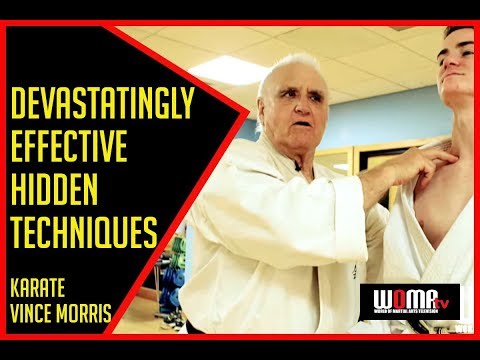 Devastatingly EFFECTIVE HIDDEN TECHNIQUES Karate Vince Morris