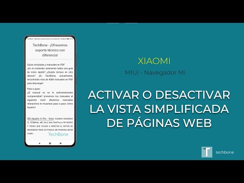 Vista simplificada - Xiaomi [Navegador Mi]