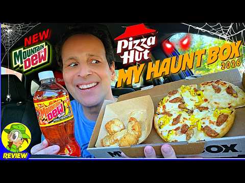 Pizza Hut® My Haunt Box® 2026 Review 🎃🍕👻 NEW Mountain Dew