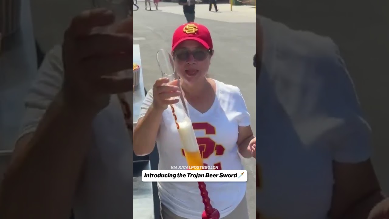 USC making sure its fans stay hydrated this season 🍻