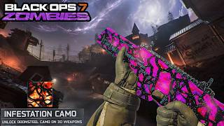 Black Ops 7 Zombie Unlock Camo Infestation Today!!! Ashes Of The Damned...