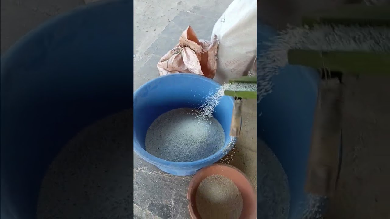 SMALL RICE MILL WORKING PROCESS.