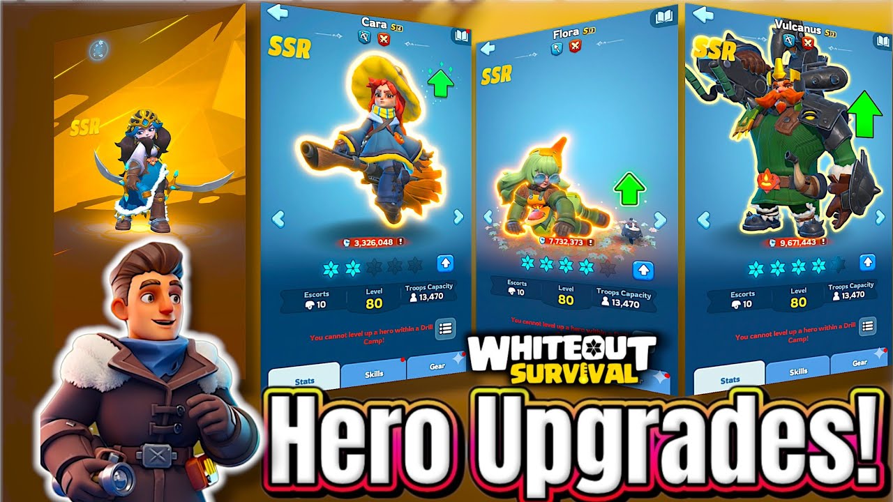 Whiteout Survival • OMG! SVS Prep " Hero Upgrades Double Spending 13 & 14 " ✅