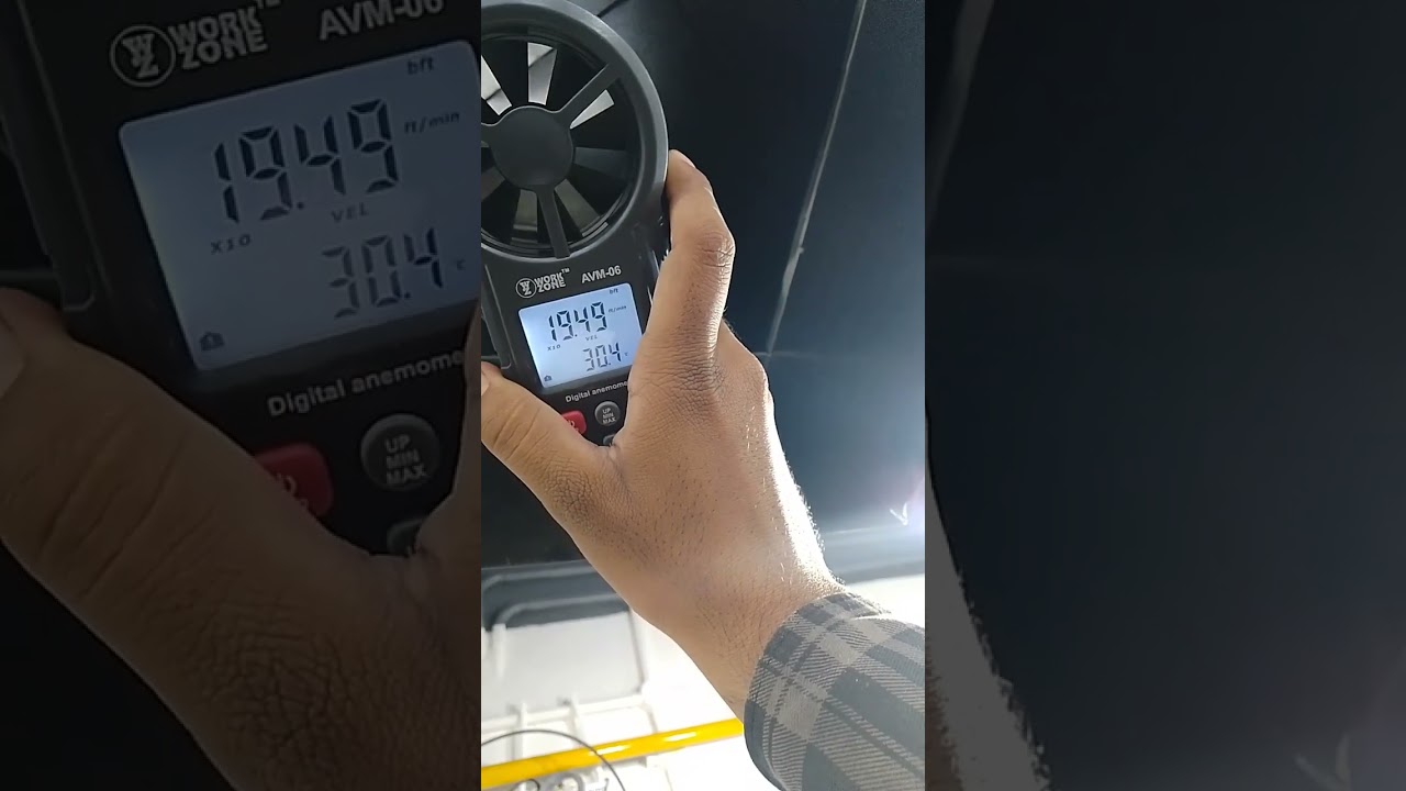 100% Damper Open CFM Test At Vartak Nagar Site.