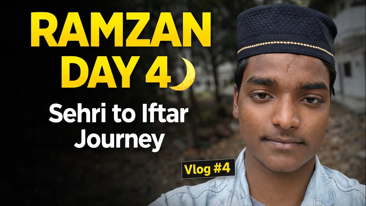 Ramzan Day 4 Vlog | Sehri to Iftar Complete Journey 🌙✨ | 4th Roza Routine#RamzanVlog#RamzanDay4 #yt 