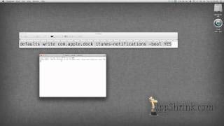 OS X Tips and Tweaks: How to Enable iTunes Notifications in the Dock screenshot 2