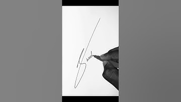 How to make own name style signatures new 2022 #signatures #artist #autographs #love #ytshorts #art