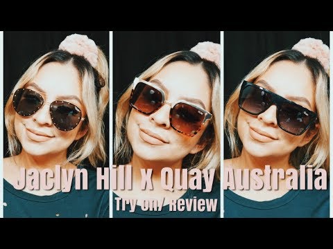 Quay Jaclyn Hill Oversized Black Sunglasses with Leopard Case Quay Australia x Jaclyn Hill Collection | Sunglasses  main image 4