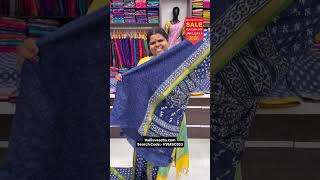 Semi Maheshwari Mixed Cotton - Indigo Shade - Linen Feel - Book Soon - Limited Vallisvaseha