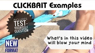 Vocabulary - Clickbait (Examples)