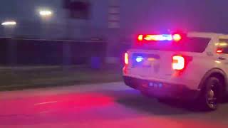 Fairbury police along with rescue 243 and 3-m-24 responding to a car vs a parked car