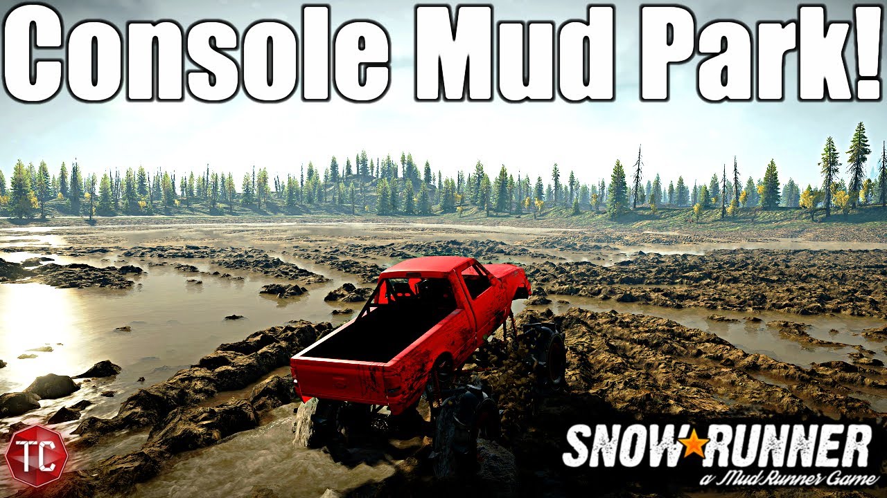 SnowRunner: RockRunner MUD PARK is on CONSOLES! (Ultimate Mudding Playground!!)