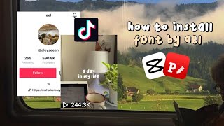 How To Install Aesthetic Font by Ael on Android & iPhone screenshot 1