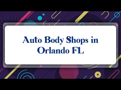 Best Auto Paint Shops In Orlando