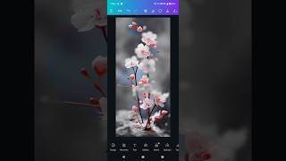 Floral Wallpaper on Canva #canva #wallpaper #tutorial #design screenshot 5