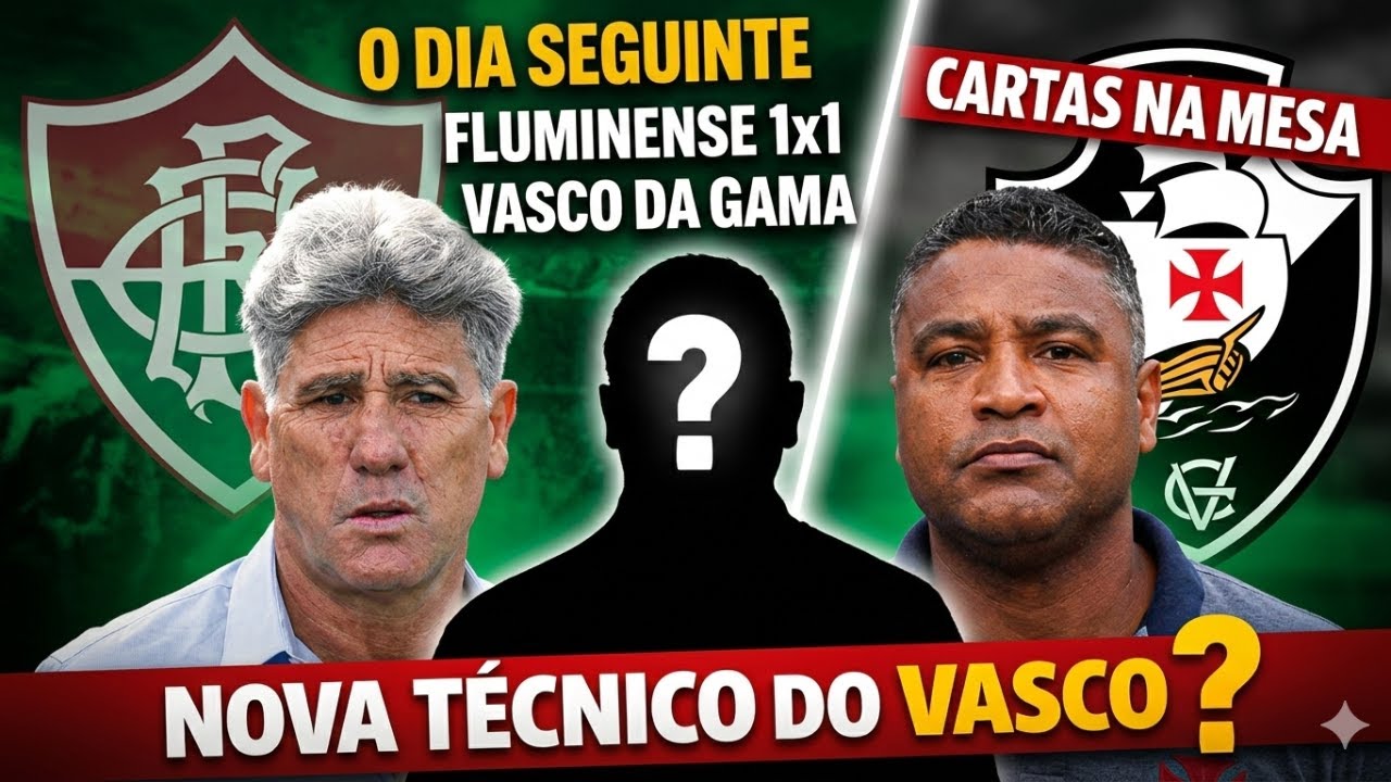 O DIA SEGUINTE - FLUMINENSE 1x1 VASCO - SEMIS CARIOCA 2026 - EM BUSCA DE UM TÉCNICO COM URGÊNCIA!