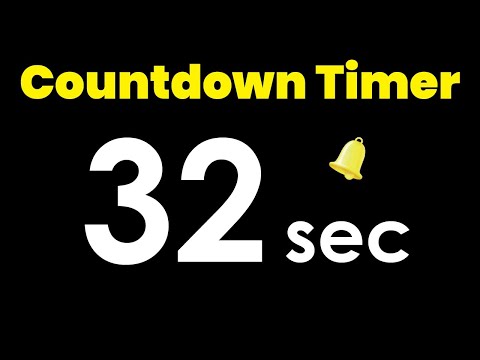 32 second Countdown Timer with Alarm