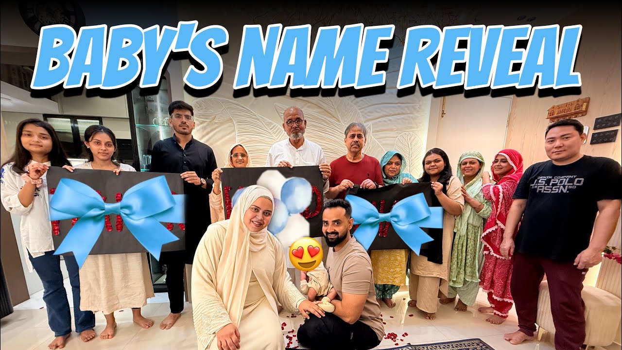 Our Baby’s Name Reveal 🩵🤲🏻 | saba Khalid