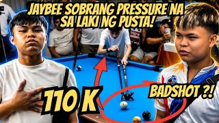 JAYBEE Sucal sobrang pressure na SA Laki Ng pusta!110 k