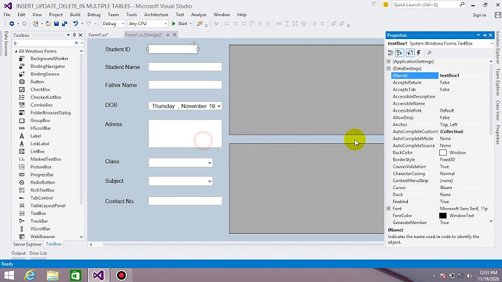 C# Insert Update Delete Data In Multiple Tables With Foreign Key Using C# | Anmol C# Tutorial Bumrah