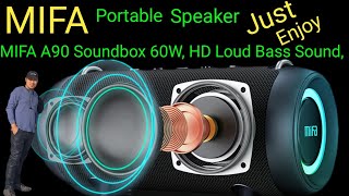 Mifa | A90 Bluetooth Speaker | 60w | Mifa Bluetooth Speaker Soundbox | Unboxing & Details Review