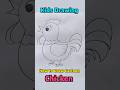 How to Draw Cartoon Chicken🐔 #drawing #art #shortsfeed #stepbystep #howtodraw #short #youtubeshorts