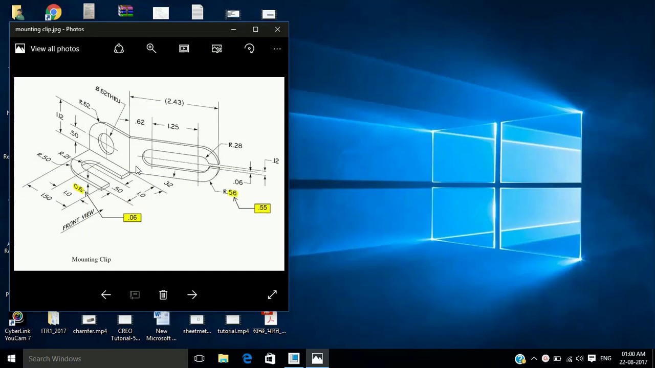 how to learn creo software 3.0 tutorial sheet metal hindi