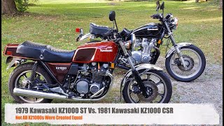 1979 Kawasaki KZ1000 ST Vs 1981 Kawasaki KZ1000 CSR - Not all