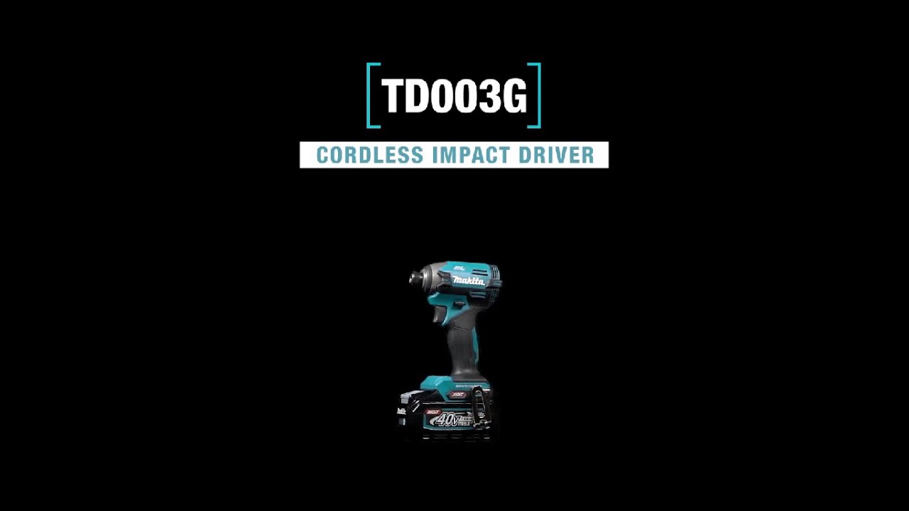 Makita TD003G 40V Max XGT Impact Driver - YouTube
