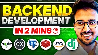 What is Backend Development in 2 Minutes  | What Do Backend Developers REALLY Do in Company