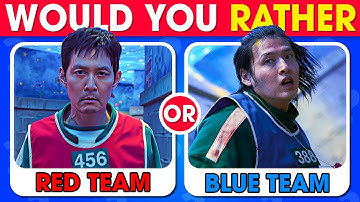 Would You Rather & Guess Squid Game 3 Character by Emoji | player 456, Dae-ho, Player 222