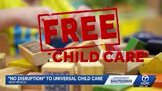 New Mexico Universal Child Care to go into effect Nov. 1